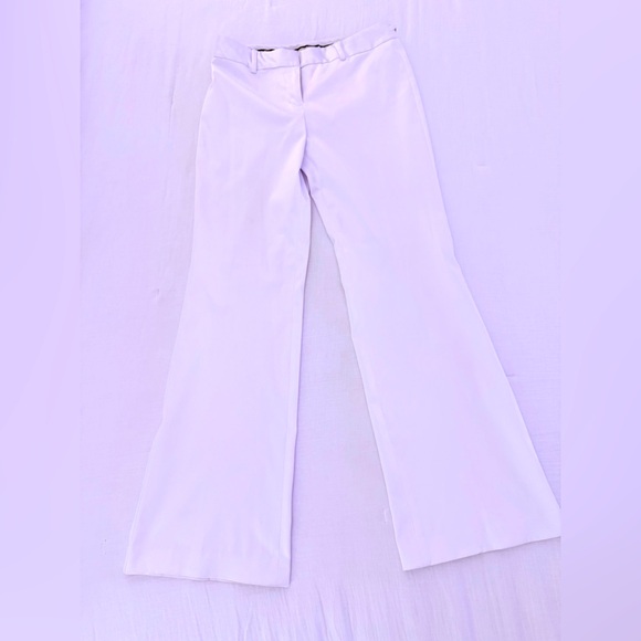 Express Editor White Satin Pants - Picture 6 of 7